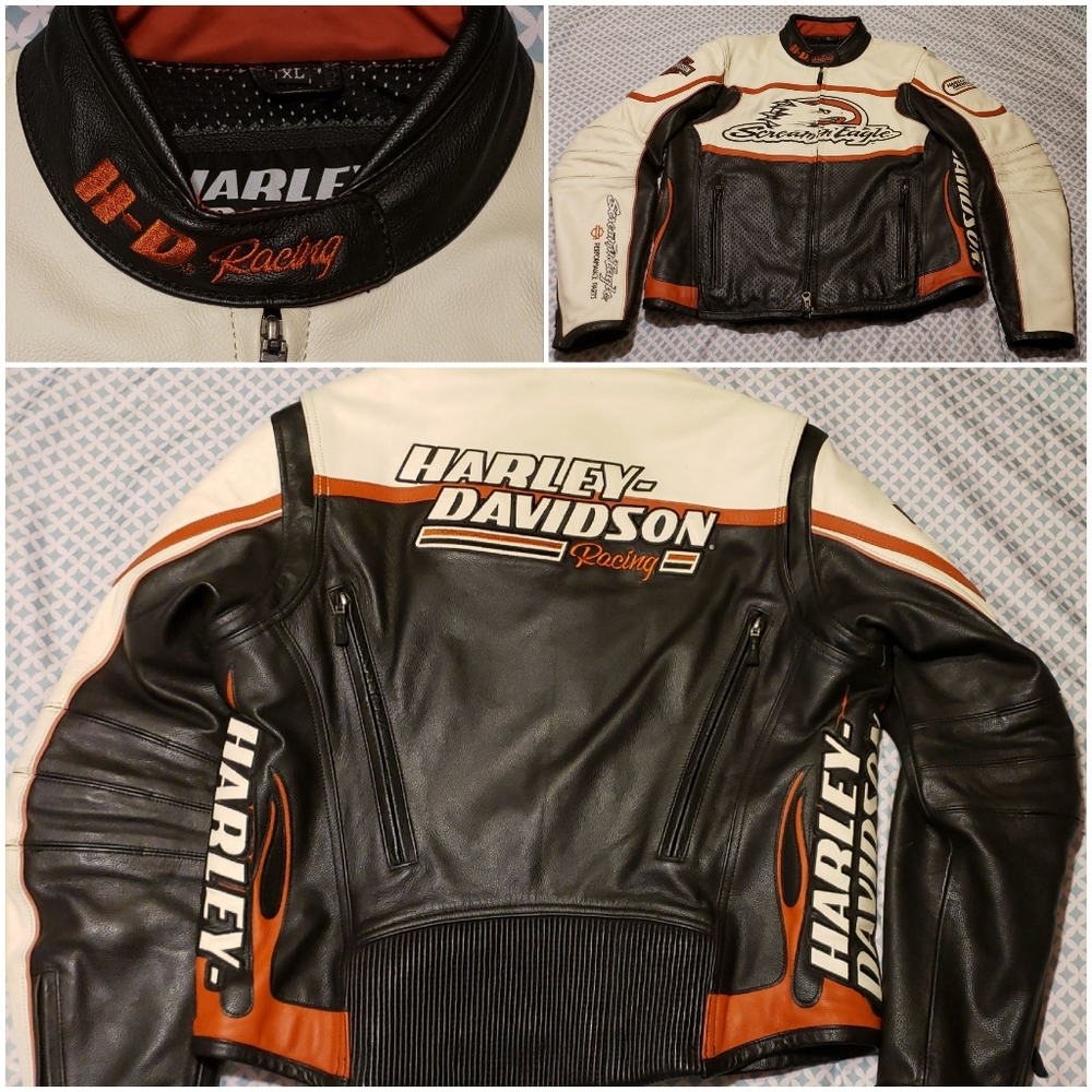 WOMEN'S HARLEY-DAVIDSON SCREAMING EAGLE LEATHER JACKET XL